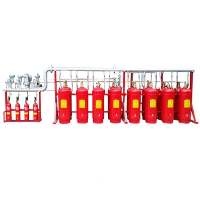 Σύστημα καταστολής πυρκαγιάς HFC227ea FM200 40L - 180L Πυροσβέστης επταφθοροπροπανίου