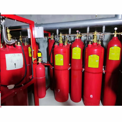 Δίκτυο σωλήνων FM200 Σύστημα καταστολής πυρκαγιάς 120L Συστημα αυτόματης πυρόσβεσης