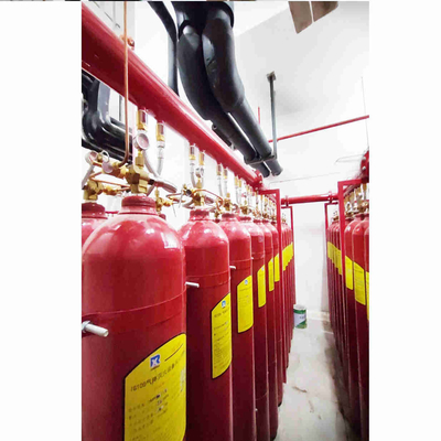 Κόκκινο 70L - 90L IG100 Σύστημα πυρόσβεσης με άζωτο Τύπος δικτύου σωλήνων