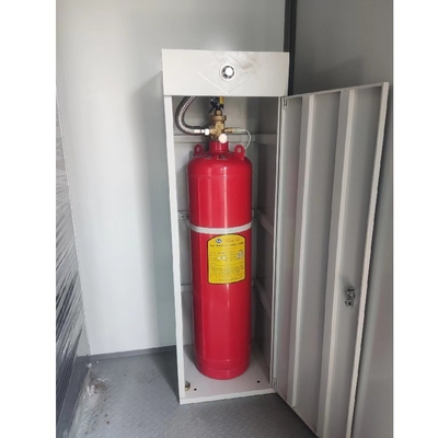 FM200 Σύστημα καταστολής πυρκαγιάς ντουλάπις 120L χωρητικότητα κλειστή πλημμύρα DC 24V 1.5A