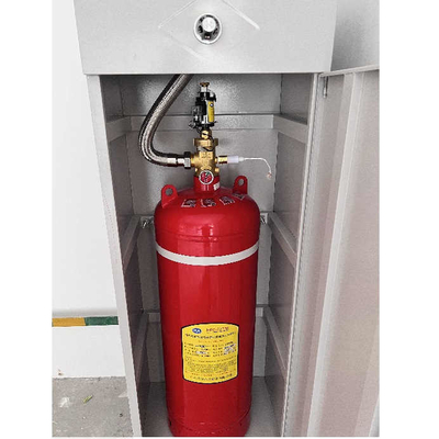 Κόκκινο Hfc-227ea FM200 Συστήματα ντουλάπι 120L ατσάλινο σύστημα καταστολής αερίων