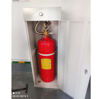 120L FM200 HFC227ea Κόκκινος κύλινδρος αέριο πυροσβεστήρα 2,5 MPa