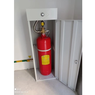 120L FM200 HFC227ea Κόκκινος κύλινδρος αέριο πυροσβεστήρα 2,5 MPa