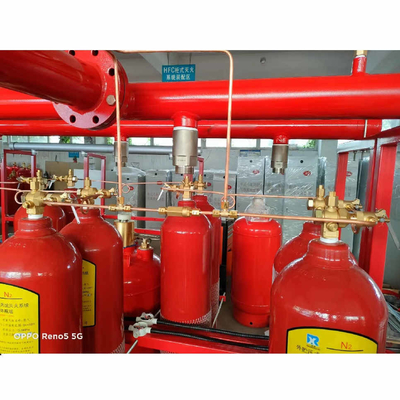 Πλήρως αυτόματο σύστημα ροής συρόμενων FM200 Σύστημα πυρόσβεσης για το μηχανοστάσιο