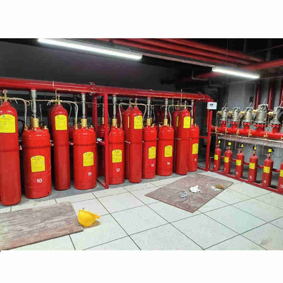 Υψηλή ασφάλεια HFC-227ea FM200 Σύστημα ροής έμβολο Συστήματα καταστολής αερίων Δίκτυο σωλήνων