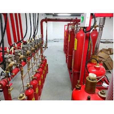 Τύπο αγωγού FM200 Σύστημα ροής έμβολο Heptafluoropropane Σύστημα καταστολής αερίων